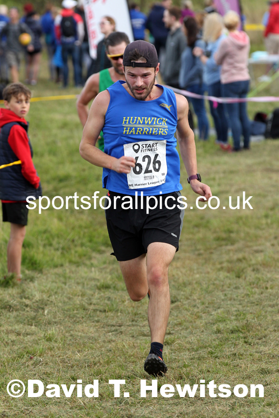 Senior mens 2021 North Eastern Harrier League, Druridge Bay. Photo: David T. Hewitson/Sports for All Pics